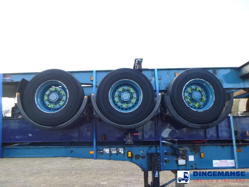 Crane Fruehauf Stack - 3 x container trailer 20-20-30-40 ft - Semireboque transportador de contêineres/ Caixa móvel: foto 5 Crane Fruehauf Stack - 3 x container trailer 20-20-30-40 ft - Semireboque transportador de contêineres/ Caixa móvel: foto 5