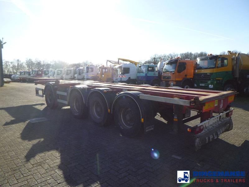 D-Tec 4-axle container combi trailer (3 + 1 axles) 20-30-40-45 ft - Semireboque transportador de contêineres/ Caixa móvel: foto 3 D-Tec 4-axle container combi trailer (3 + 1 axles) 20-30-40-45 ft - Semireboque transportador de contêineres/ Caixa móvel: foto 3