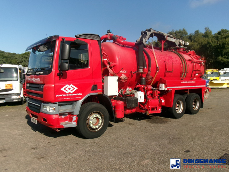 DAF CF 75.310 6x4 RHD Whale vacuum tank 11.8 m3 / 2 comp - Caminhão limpa fossa: foto 1 DAF CF 75.310 6x4 RHD Whale vacuum tank 11.8 m3 / 2 comp - Caminhão limpa fossa: foto 1