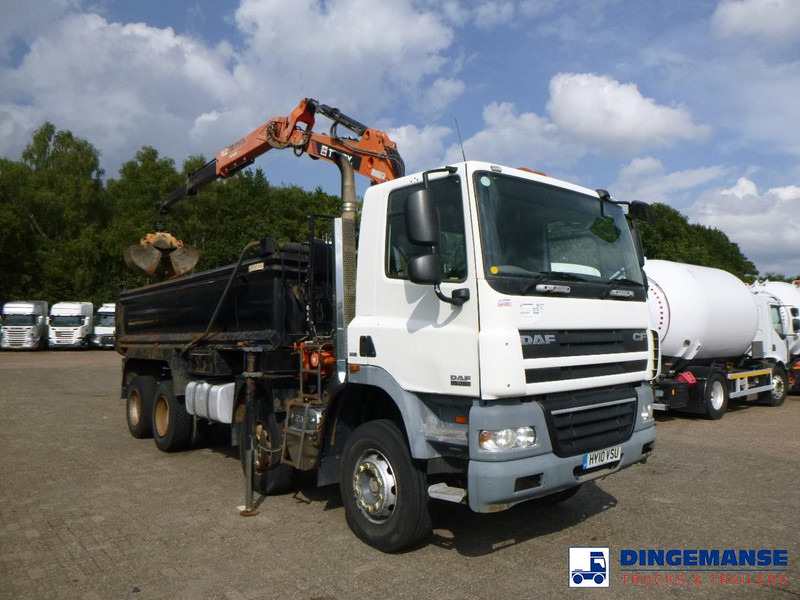 DAF CF 85.360 8X4 RHD tipper + Terex 118.2 VGL-A15 - Caminhão grua: foto 2 DAF CF 85.360 8X4 RHD tipper + Terex 118.2 VGL-A15 - Caminhão grua: foto 2