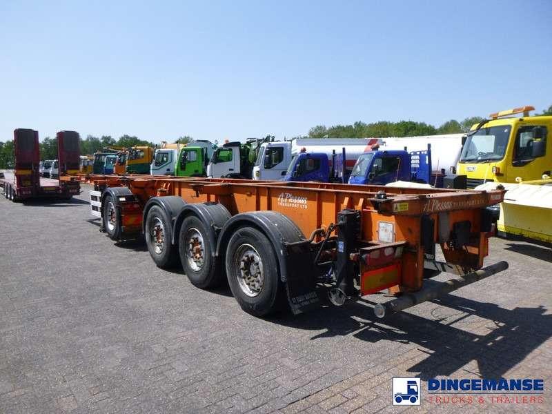 Dennison 4-axle container combi trailer (3 + 1 axles) 20-30-40-45 ft - Semireboque transportador de contêineres/ Caixa móvel: foto 3 Dennison 4-axle container combi trailer (3 + 1 axles) 20-30-40-45 ft - Semireboque transportador de contêineres/ Caixa móvel: foto 3