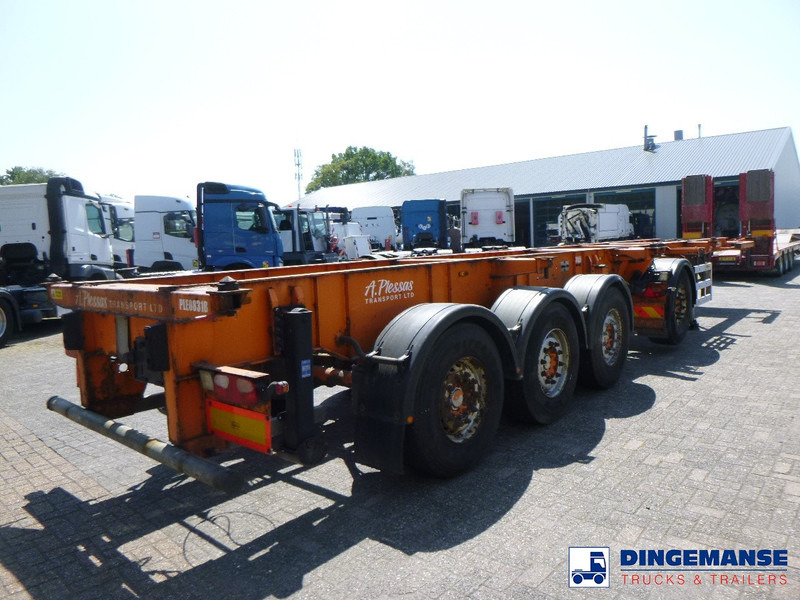 Dennison 4-axle container combi trailer (3 + 1 axles) 20-30-40-45 ft - Semireboque transportador de contêineres/ Caixa móvel: foto 4 Dennison 4-axle container combi trailer (3 + 1 axles) 20-30-40-45 ft - Semireboque transportador de contêineres/ Caixa móvel: foto 4