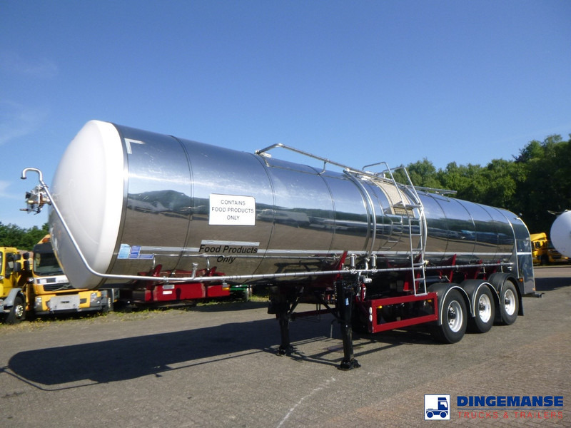 Feldbinder Food tank inox 30 m3 / 1 comp - Semirreboque tanque: foto 1 Feldbinder Food tank inox 30 m3 / 1 comp - Semirreboque tanque: foto 1