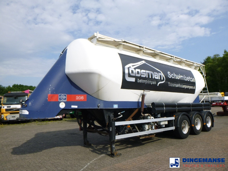 Feldbinder Powder tank alu 40 m3 / 1 comp + compressor - Semirreboque tanque: foto 1 Feldbinder Powder tank alu 40 m3 / 1 comp + compressor - Semirreboque tanque: foto 1