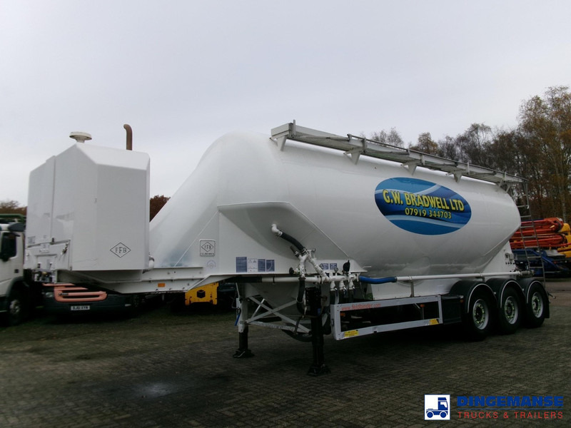 Feldbinder Powder tank alu 40 m3 / 1 comp + compressor - Semirreboque tanque: foto 1 Feldbinder Powder tank alu 40 m3 / 1 comp + compressor - Semirreboque tanque: foto 1