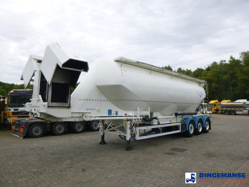 Feldbinder Powder tank alu 50 m3 + compressor - Semirreboque tanque: foto 1 Feldbinder Powder tank alu 50 m3 + compressor - Semirreboque tanque: foto 1