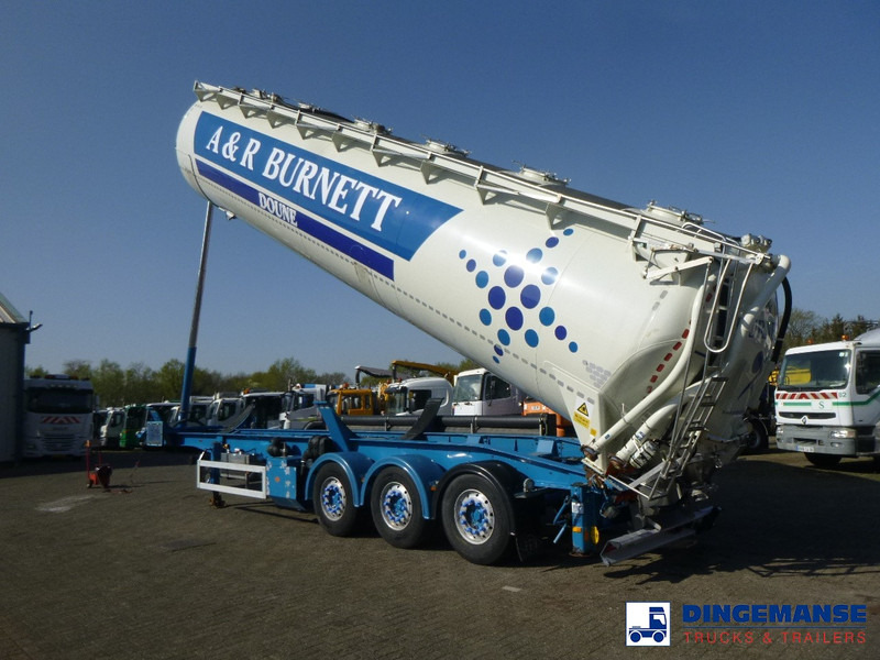 Semirreboque tanque Feldbinder Powder tank alu 60 m3 / Compressor diesel engine.: foto 8
