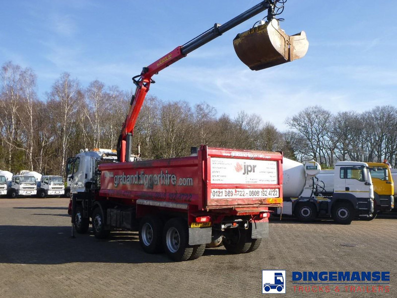 Hino FY1EUKA 8x4 tipper RHD + Palfinger E120L + grapple - Caminhão grua: foto 4 Hino FY1EUKA 8x4 tipper RHD + Palfinger E120L + grapple - Caminhão grua: foto 4