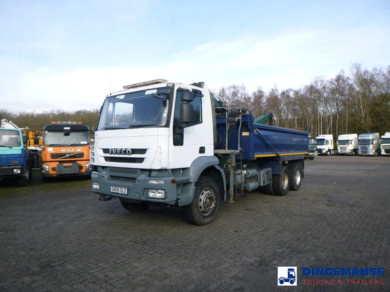 Iveco AD260T33 6X4 RHD tipper + HMF crane - Caminhão grua: foto 5 Iveco AD260T33 6X4 RHD tipper + HMF crane - Caminhão grua: foto 5