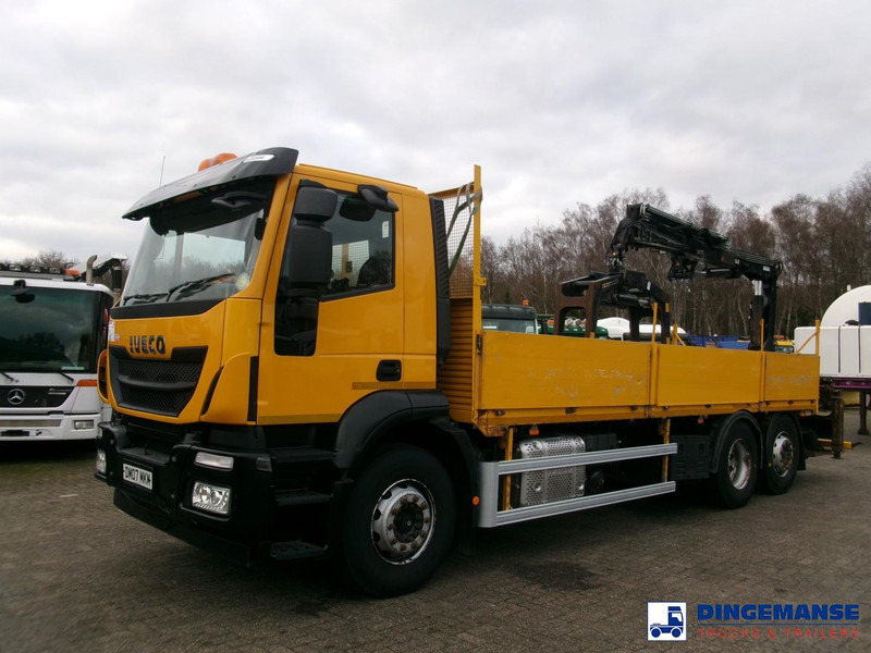 Iveco Stralis 310 6x2 Euro 6 + Atlas 105.2 crane - Caminhão grua: foto 1 Iveco Stralis 310 6x2 Euro 6 + Atlas 105.2 crane - Caminhão grua: foto 1