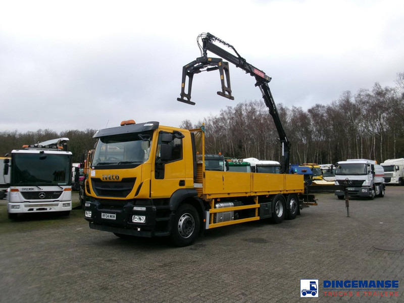 Iveco Stralis 310 6x2 Euro 6 + Atlas 129.3V A11 crane - Caminhão grua: foto 1 Iveco Stralis 310 6x2 Euro 6 + Atlas 129.3V A11 crane - Caminhão grua: foto 1