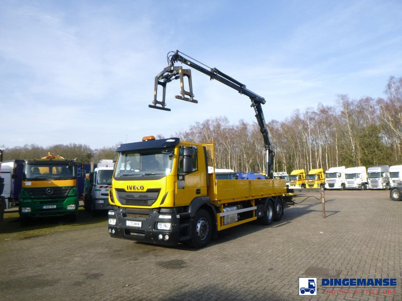 Iveco Stralis 310 6x2 Euro 6 RHD + Atlas 105.2 crane - Caminhão grua: foto 1 Iveco Stralis 310 6x2 Euro 6 RHD + Atlas 105.2 crane - Caminhão grua: foto 1