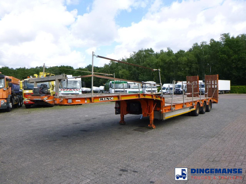 KING 3-axle semi-lowbed trailer 44T + ramps - Semireboque baixa: foto 1 KING 3-axle semi-lowbed trailer 44T + ramps - Semireboque baixa: foto 1