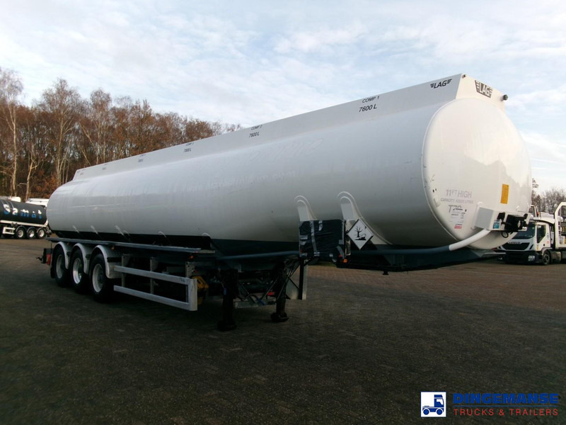 LAG Fuel tank alu 45.2 m3 / 6 comp + pump - Semirreboque tanque: foto 2 LAG Fuel tank alu 45.2 m3 / 6 comp + pump - Semirreboque tanque: foto 2