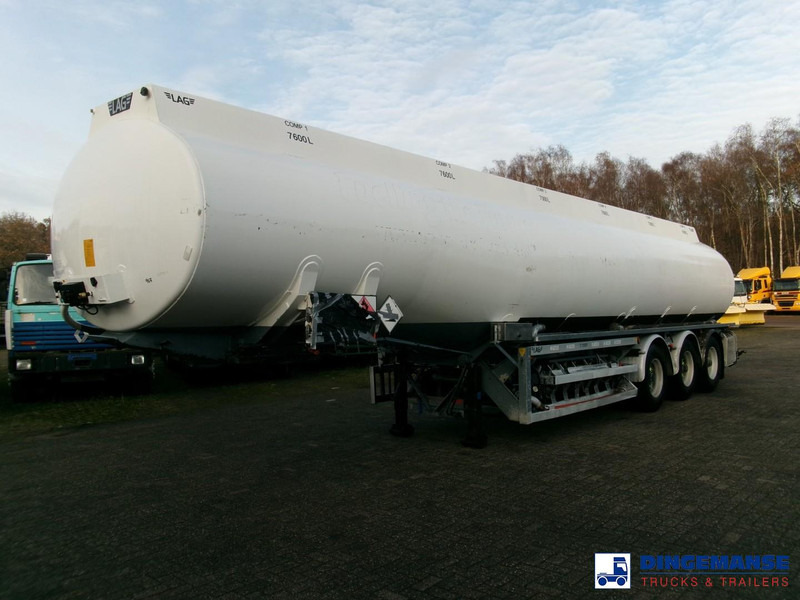 LAG Fuel tank alu 45.2 m3 / 6 comp + pump - Semirreboque tanque: foto 1 LAG Fuel tank alu 45.2 m3 / 6 comp + pump - Semirreboque tanque: foto 1