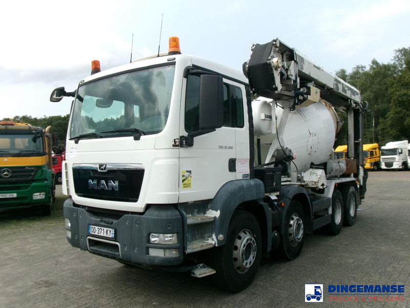 MAN TGS 32.360 8X4 Euro 6 Liebherr concrete mixer 8 m3 + belt - Caminhão betoneira: foto 1 MAN TGS 32.360 8X4 Euro 6 Liebherr concrete mixer 8 m3 + belt - Caminhão betoneira: foto 1