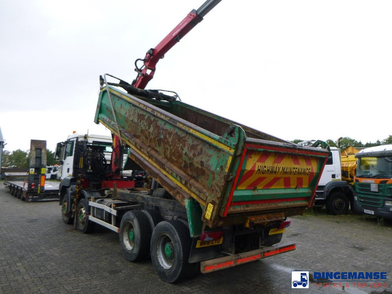 MAN TGS 35.400 8X4 RHD tipper + Palfinger Epsilon M125L - Caminhão grua: foto 3 MAN TGS 35.400 8X4 RHD tipper + Palfinger Epsilon M125L - Caminhão grua: foto 3