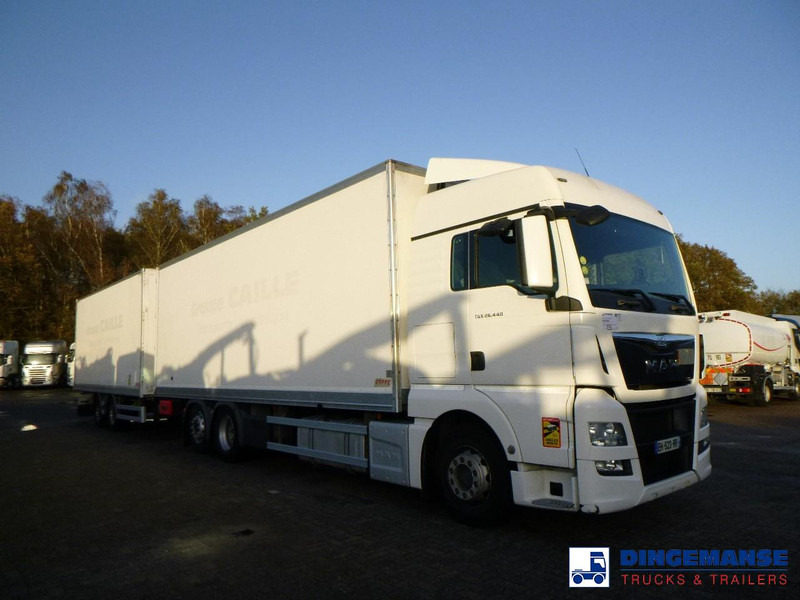 MAN TGX 26.440 6X2 high volume + Fruehauf closed box trailer - Caminhão furgão: foto 2 MAN TGX 26.440 6X2 high volume + Fruehauf closed box trailer - Caminhão furgão: foto 2