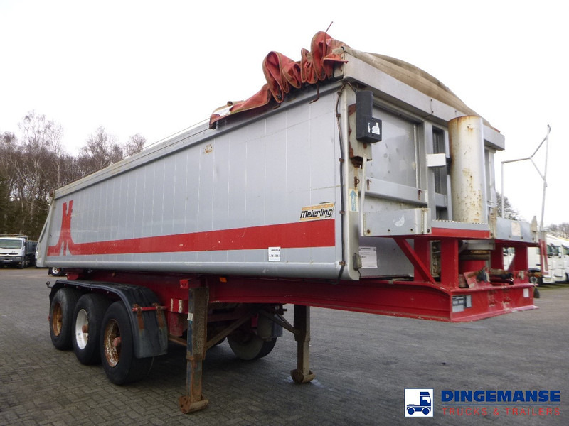 Meierling Tipper trailer alu 21 m3 + tarpaulin - Furgão basculante: foto 2 Meierling Tipper trailer alu 21 m3 + tarpaulin - Furgão basculante: foto 2