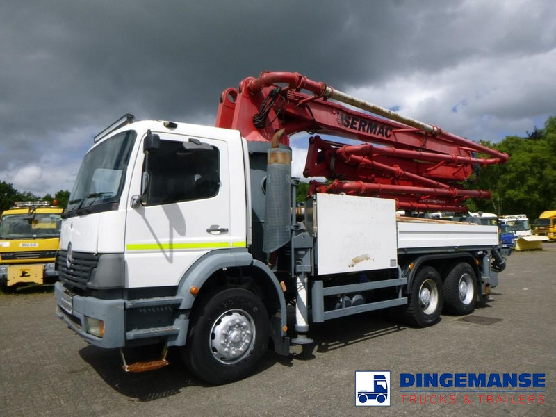 Mercedes-Benz Atego 6x4 Sermac SCL120 concrete pump - Autobomba de betão: foto 1 Mercedes-Benz Atego 6x4 Sermac SCL120 concrete pump - Autobomba de betão: foto 1