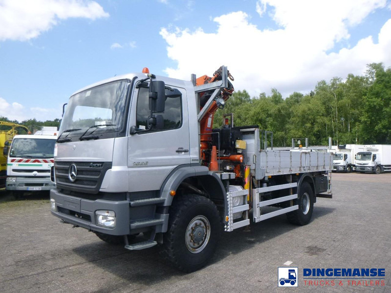Mercedes-Benz Axor 1829 4x4 RHD + Atlas 85.2 A5L - Caminhão grua: foto 1 Mercedes-Benz Axor 1829 4x4 RHD + Atlas 85.2 A5L - Caminhão grua: foto 1