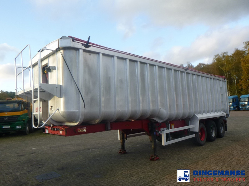 Montracon Tipper trailer alu 53.6 m3 + tarpaulin - Semireboque basculante: foto 1 Montracon Tipper trailer alu 53.6 m3 + tarpaulin - Semireboque basculante: foto 1