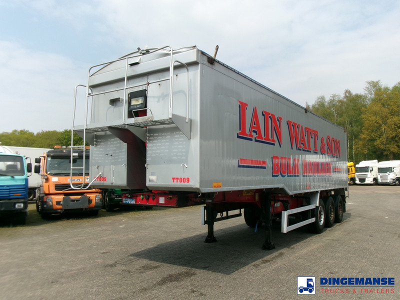 Montracon Tipper trailer alu 55 m3 + tarpaulin - Furgão basculante: foto 1 Montracon Tipper trailer alu 55 m3 + tarpaulin - Furgão basculante: foto 1