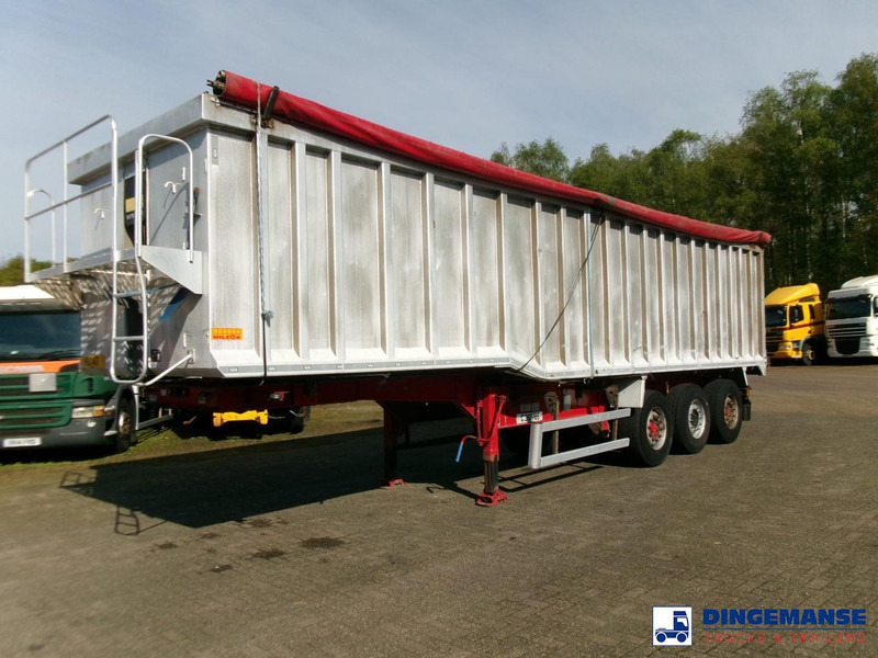 Montracon Tipper trailer alu 55 m3 + tarpaulin - Semireboque basculante: foto 1 Montracon Tipper trailer alu 55 m3 + tarpaulin - Semireboque basculante: foto 1
