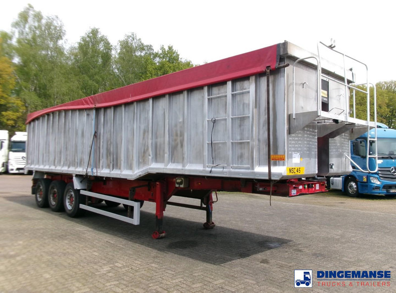 Montracon Tipper trailer alu 55 m3 + tarpaulin - Semireboque basculante: foto 2 Montracon Tipper trailer alu 55 m3 + tarpaulin - Semireboque basculante: foto 2