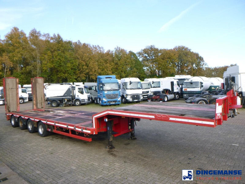 Nooteboom 4-axle semi-lowbed trailer ext. 73 t + ramps - Semireboque baixa: foto 2 Nooteboom 4-axle semi-lowbed trailer ext. 73 t + ramps - Semireboque baixa: foto 2