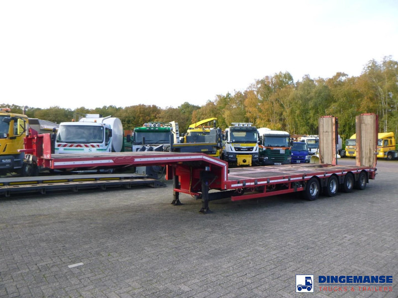 Nooteboom 4-axle semi-lowbed trailer ext. 73 t + ramps - Semireboque baixa: foto 1 Nooteboom 4-axle semi-lowbed trailer ext. 73 t + ramps - Semireboque baixa: foto 1