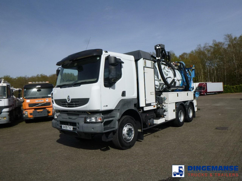 Renault Kerax 450 dxi 6x4 RHD Rivard vacuum tank 11.9 m3 - Caminhão limpa fossa: foto 1 Renault Kerax 450 dxi 6x4 RHD Rivard vacuum tank 11.9 m3 - Caminhão limpa fossa: foto 1