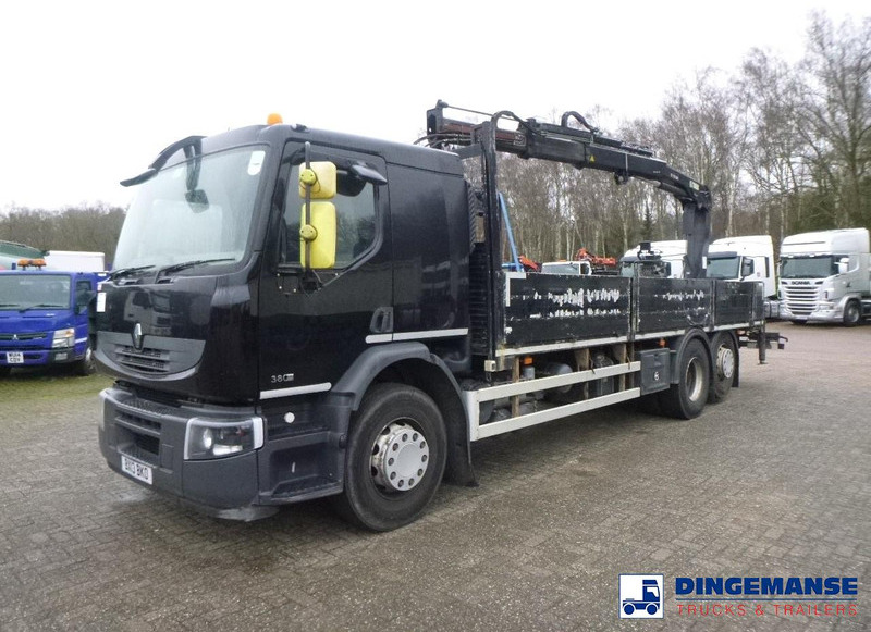 Renault Premium 380 DXI 6x2 RHD + Hiab 122 B2 Duo - Caminhão grua: foto 1 Renault Premium 380 DXI 6x2 RHD + Hiab 122 B2 Duo - Caminhão grua: foto 1