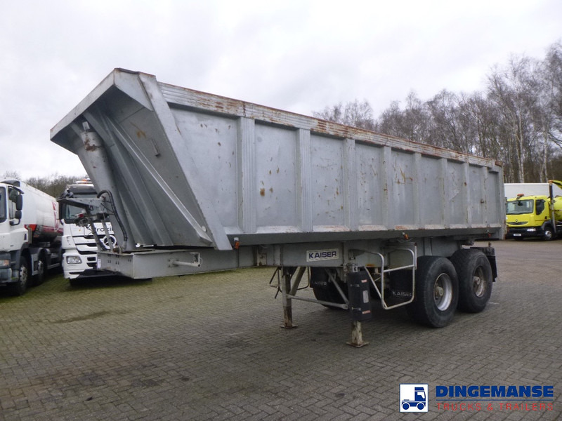 Robuste Kaiser Tipper trailer steel 24 m3 + tarpaulin - Semireboque basculante: foto 1 Robuste Kaiser Tipper trailer steel 24 m3 + tarpaulin - Semireboque basculante: foto 1