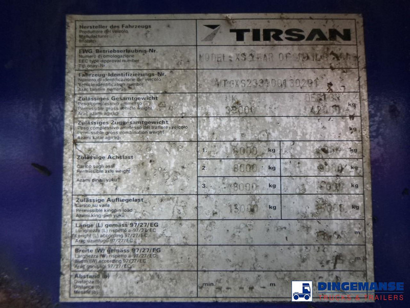Tirsan 3 axle Platform trailer - Semi-reboque plataforma/ Caixa aberta: foto 5 Tirsan 3 axle Platform trailer - Semi-reboque plataforma/ Caixa aberta: foto 5