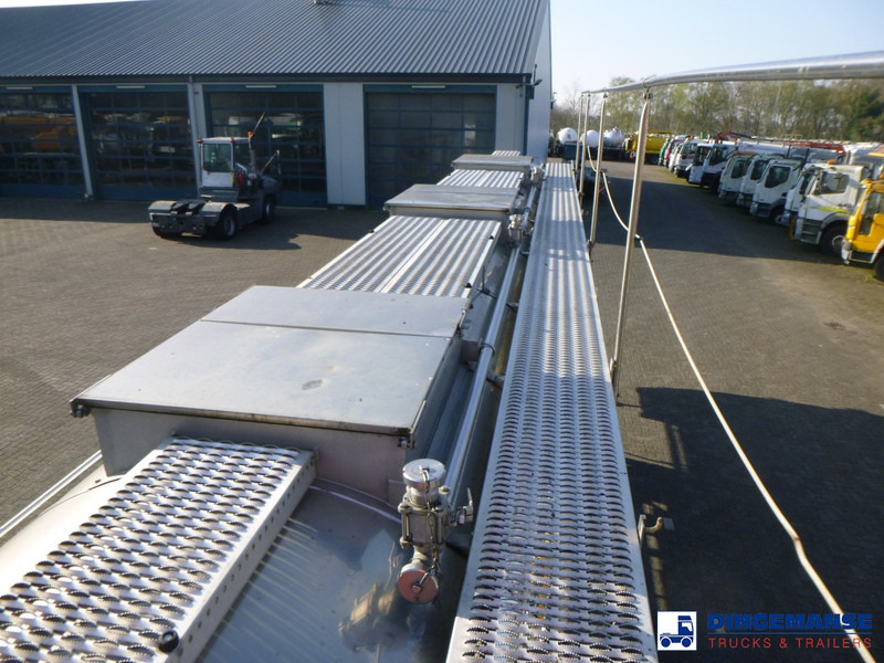 Semirreboque tanque Van Hool Chemical tank inox L4BH 30 m3 / 3 comp: foto 17