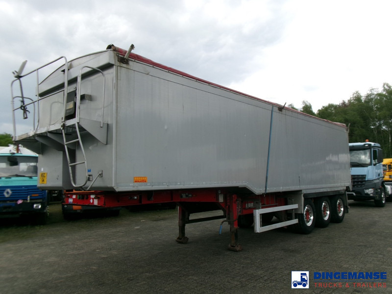 WILCOX Tipper trailer alu 52 m3 + tarpaulin - Semireboque basculante: foto 1 WILCOX Tipper trailer alu 52 m3 + tarpaulin - Semireboque basculante: foto 1