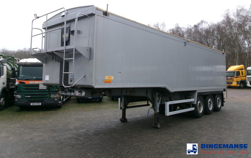 WILCOX Tipper trailer alu 52 m3 + tarpaulin - Semireboque basculante: foto 1 WILCOX Tipper trailer alu 52 m3 + tarpaulin - Semireboque basculante: foto 1