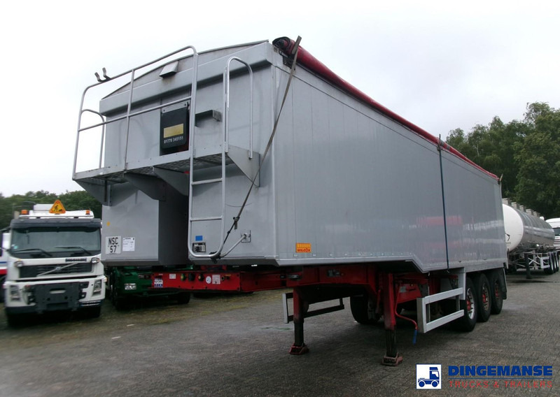 WILCOX Tipper trailer alu 55 m3 + tarpaulin - Semireboque basculante: foto 1 WILCOX Tipper trailer alu 55 m3 + tarpaulin - Semireboque basculante: foto 1