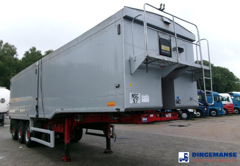 WILCOX Tipper trailer alu 55 m3 + tarpaulin - Semireboque basculante: foto 2 WILCOX Tipper trailer alu 55 m3 + tarpaulin - Semireboque basculante: foto 2