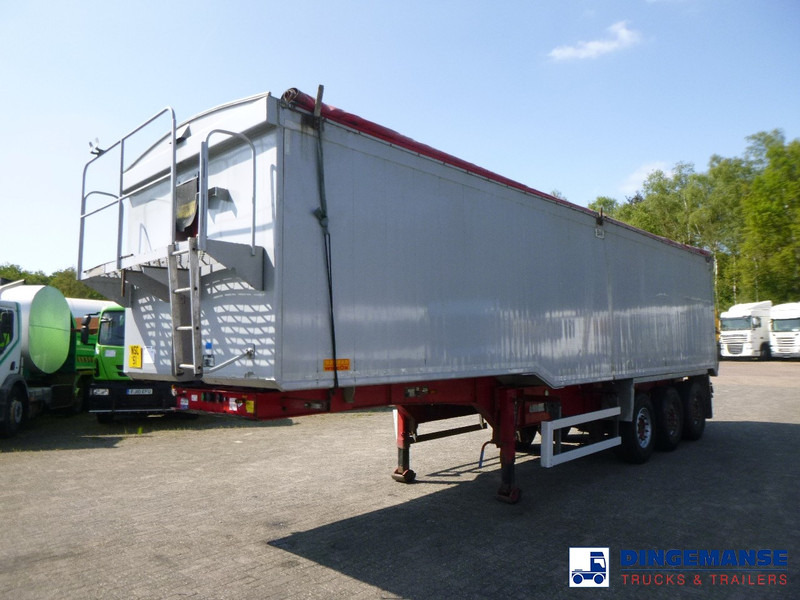 WILCOX Tipper trailer alu 55 m3 + tarpaulin - Semireboque basculante: foto 1 WILCOX Tipper trailer alu 55 m3 + tarpaulin - Semireboque basculante: foto 1
