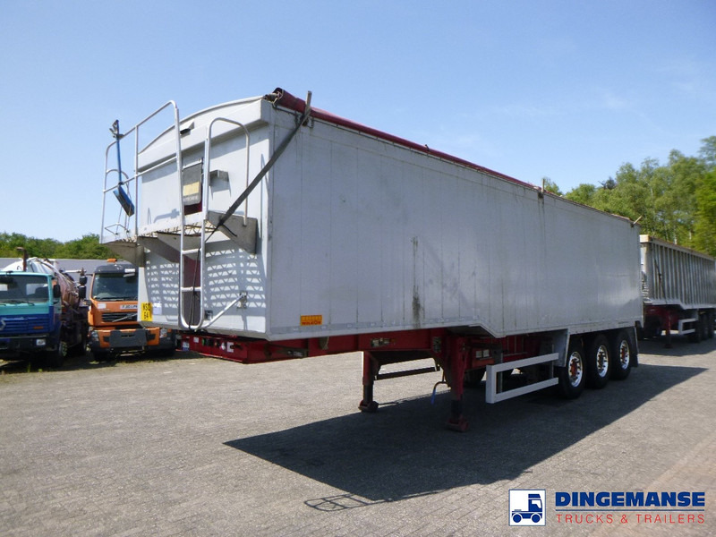 WILCOX Tipper trailer alu 55 m3 + tarpaulin - Semireboque basculante: foto 1 WILCOX Tipper trailer alu 55 m3 + tarpaulin - Semireboque basculante: foto 1