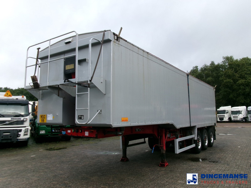 WILCOX Tipper trailer alu 55 m3 + tarpaulin - Semireboque basculante: foto 1 WILCOX Tipper trailer alu 55 m3 + tarpaulin - Semireboque basculante: foto 1
