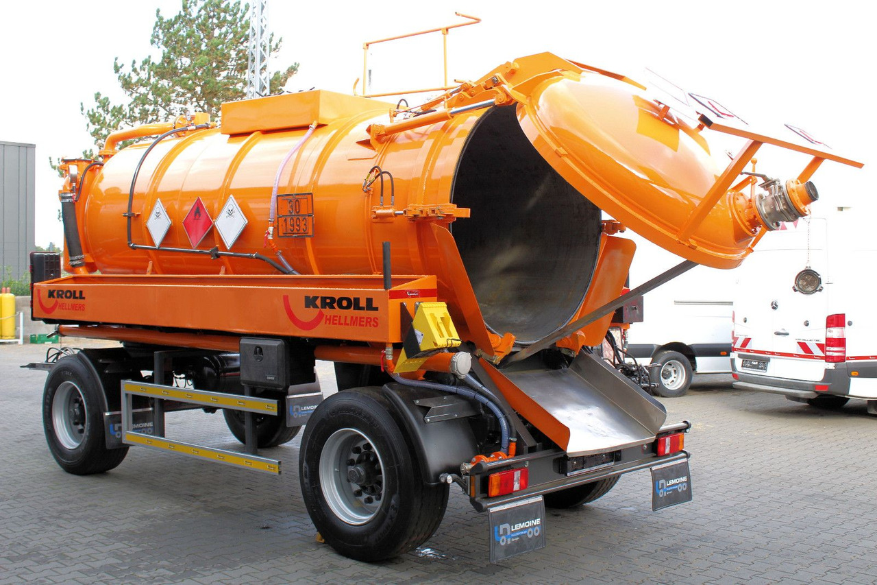 Kutschke 10m³ Kipper Saug u.Druck INOX +ADR/GGVS - Reboque tanque: foto 3 Kutschke 10m³ Kipper Saug u.Druck INOX +ADR/GGVS - Reboque tanque: foto 3