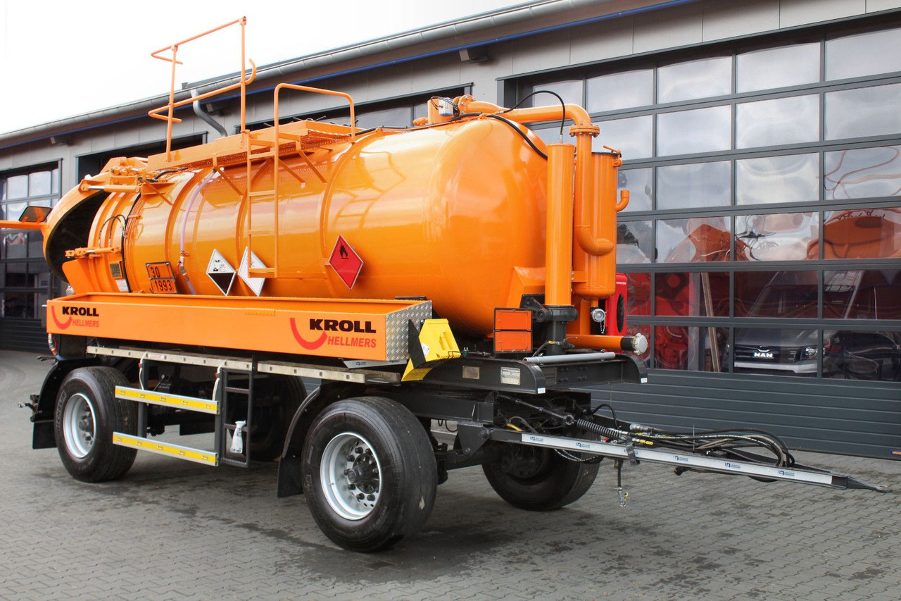 Kutschke 10m³ Kipper Saug u.Druck INOX +ADR/GGVS - Reboque tanque: foto 1 Kutschke 10m³ Kipper Saug u.Druck INOX +ADR/GGVS - Reboque tanque: foto 1