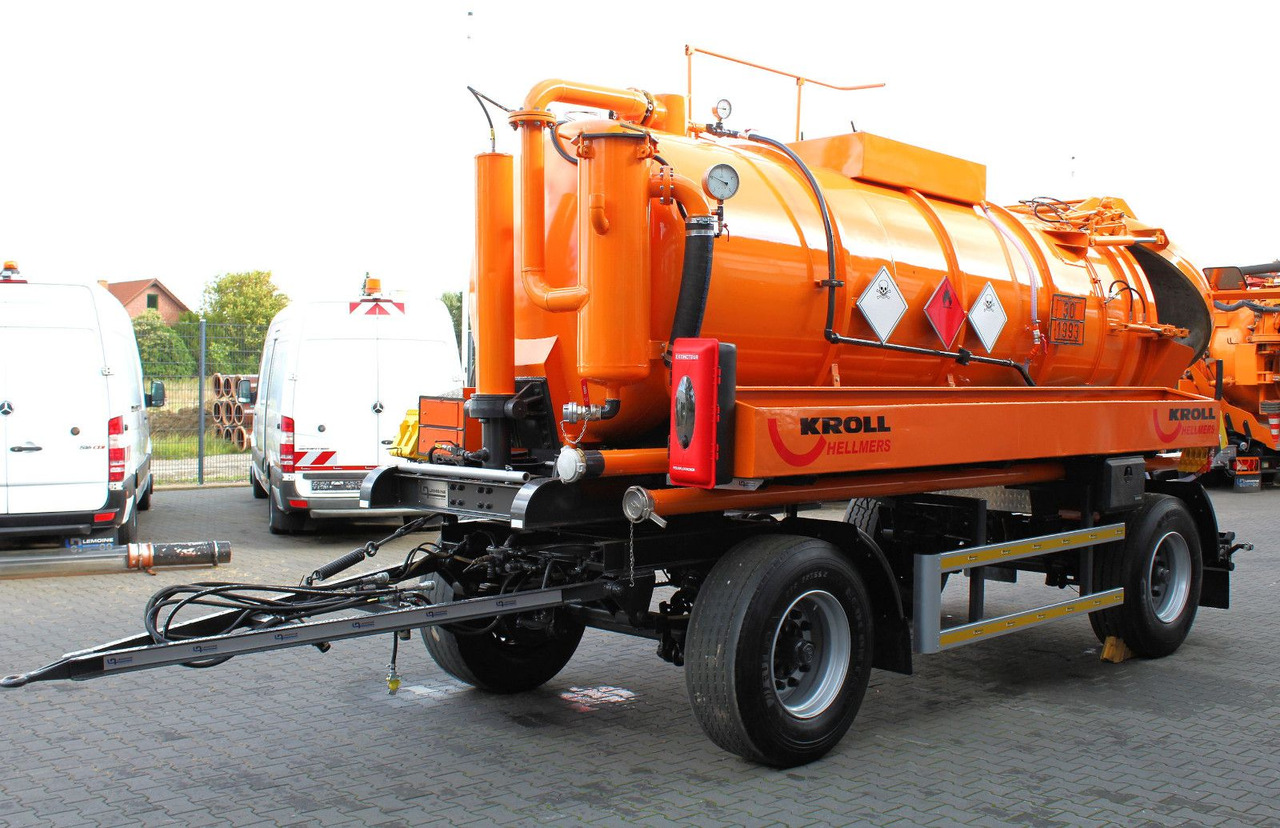 Kutschke 10m³ Kipper Saug u.Druck INOX +ADR/GGVS - Reboque tanque: foto 2 Kutschke 10m³ Kipper Saug u.Druck INOX +ADR/GGVS - Reboque tanque: foto 2