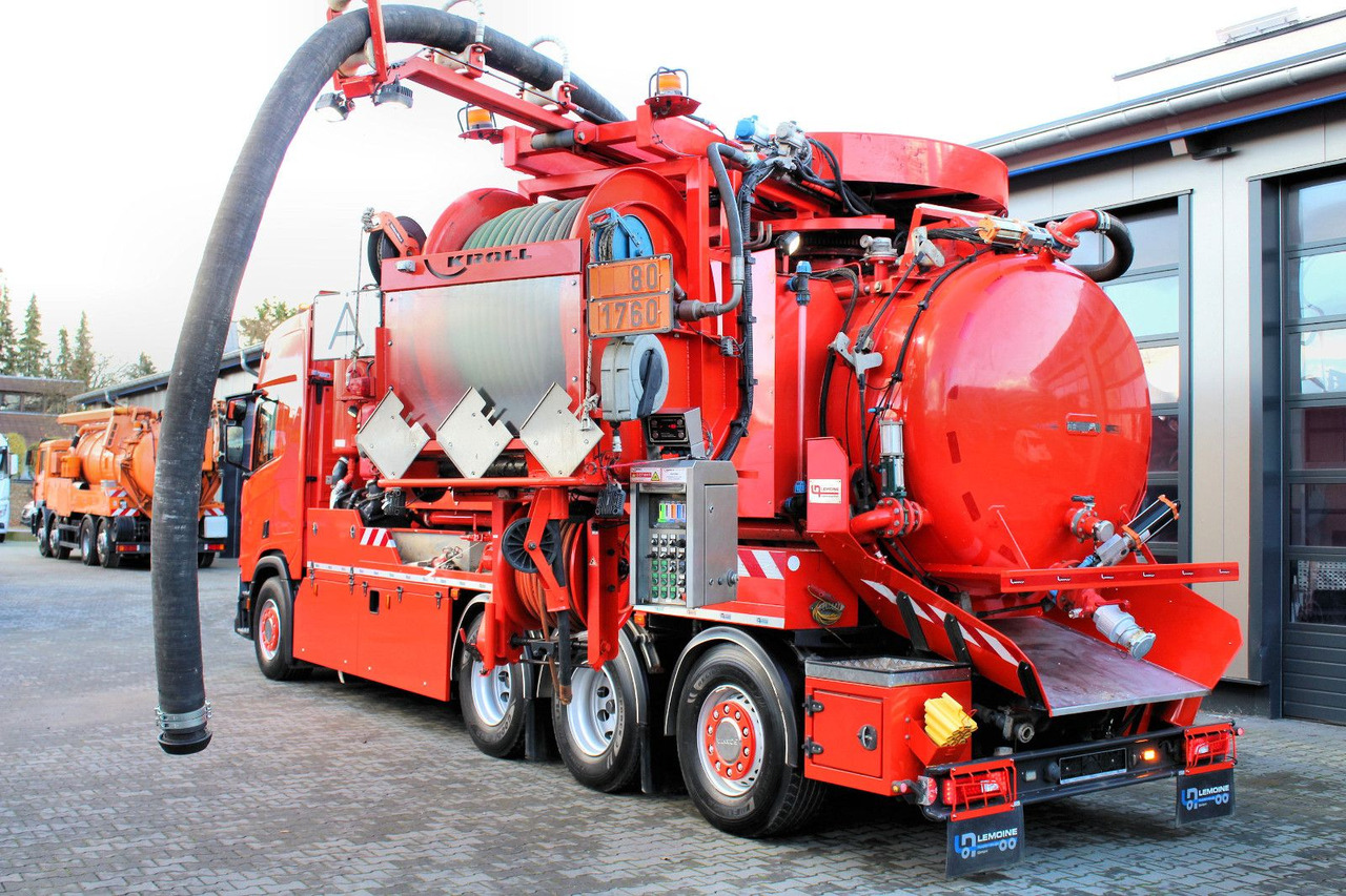Scania R450 8x4 Kroll 19m³ W-Rückgewinner Kombi-HD +ADR - Caminhão limpa fossa: foto 3 Scania R450 8x4 Kroll 19m³ W-Rückgewinner Kombi-HD +ADR - Caminhão limpa fossa: foto 3