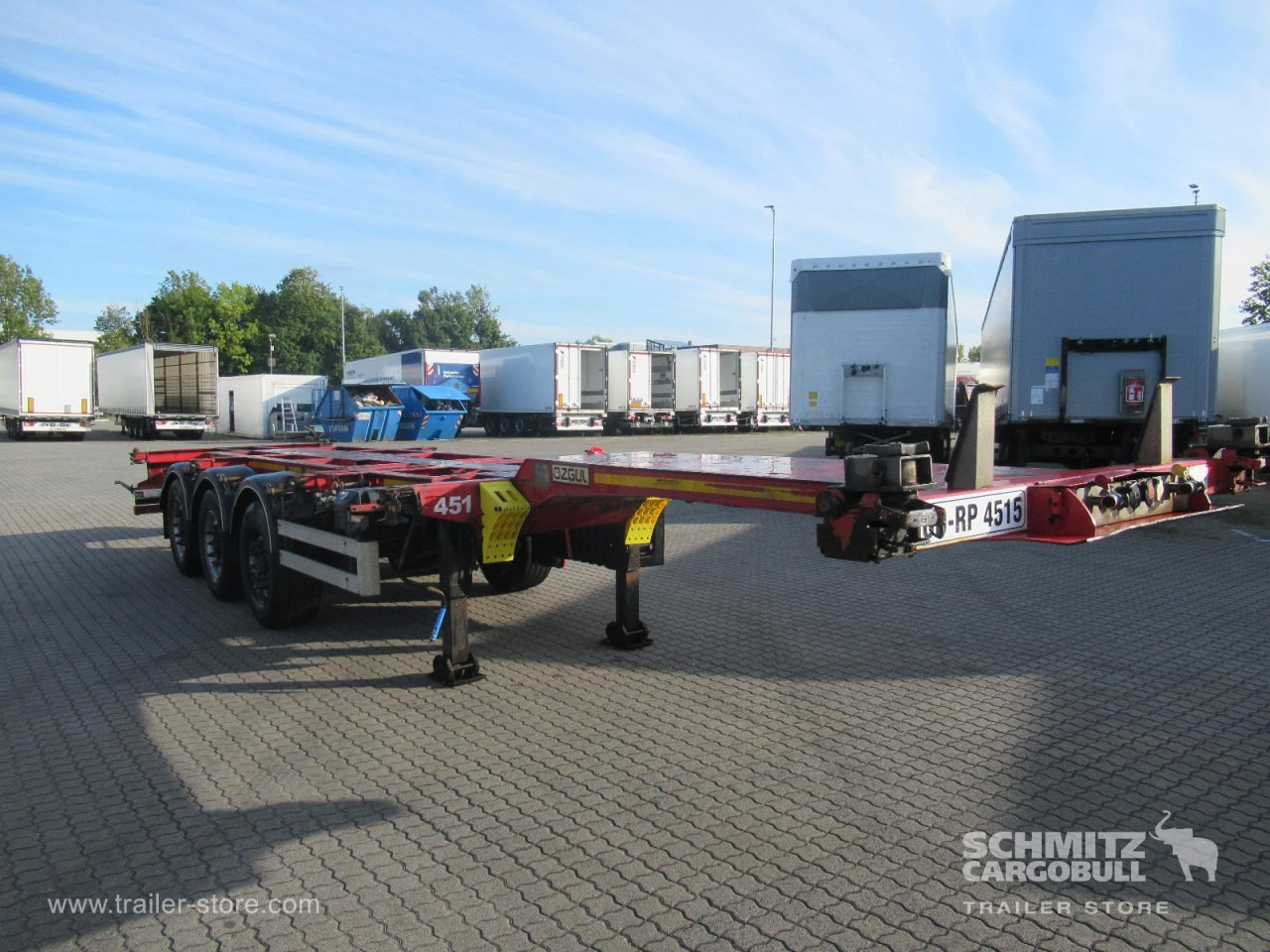 Auflieger Containerfahrgestell Standard - Semireboque transportador de contêineres/ Caixa móvel: foto 1 Auflieger Containerfahrgestell Standard - Semireboque transportador de contêineres/ Caixa móvel: foto 1