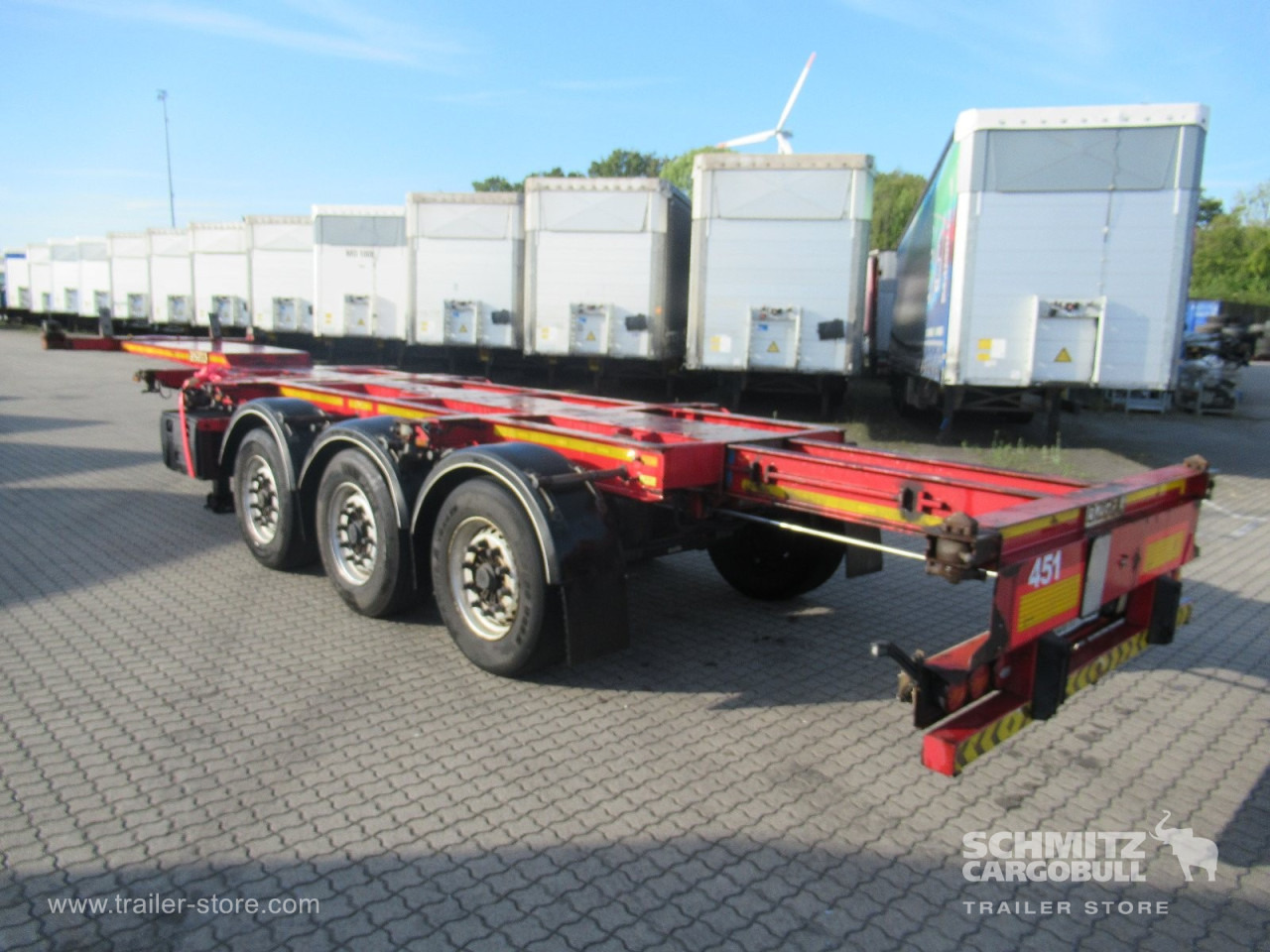 Auflieger Containerfahrgestell Standard - Semireboque transportador de contêineres/ Caixa móvel: foto 3 Auflieger Containerfahrgestell Standard - Semireboque transportador de contêineres/ Caixa móvel: foto 3