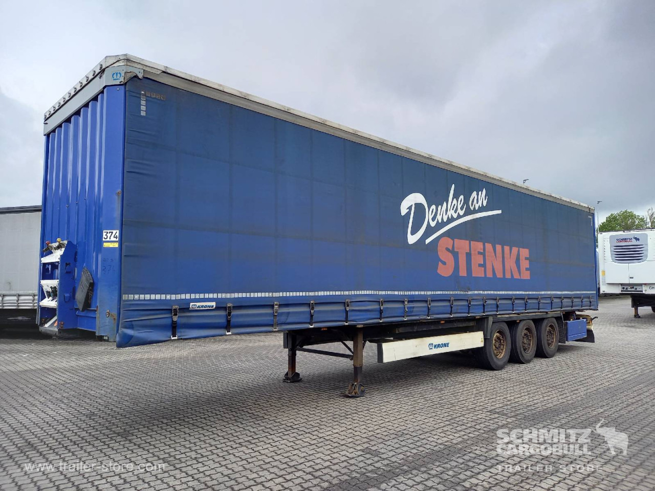 KRONE Auflieger Curtainsider Standard - Semi-reboque de lona: foto 1 KRONE Auflieger Curtainsider Standard - Semi-reboque de lona: foto 1